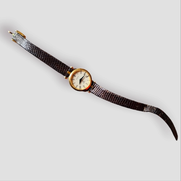 Gucci Other - Gucci Gold Web Leather Watch Vintage